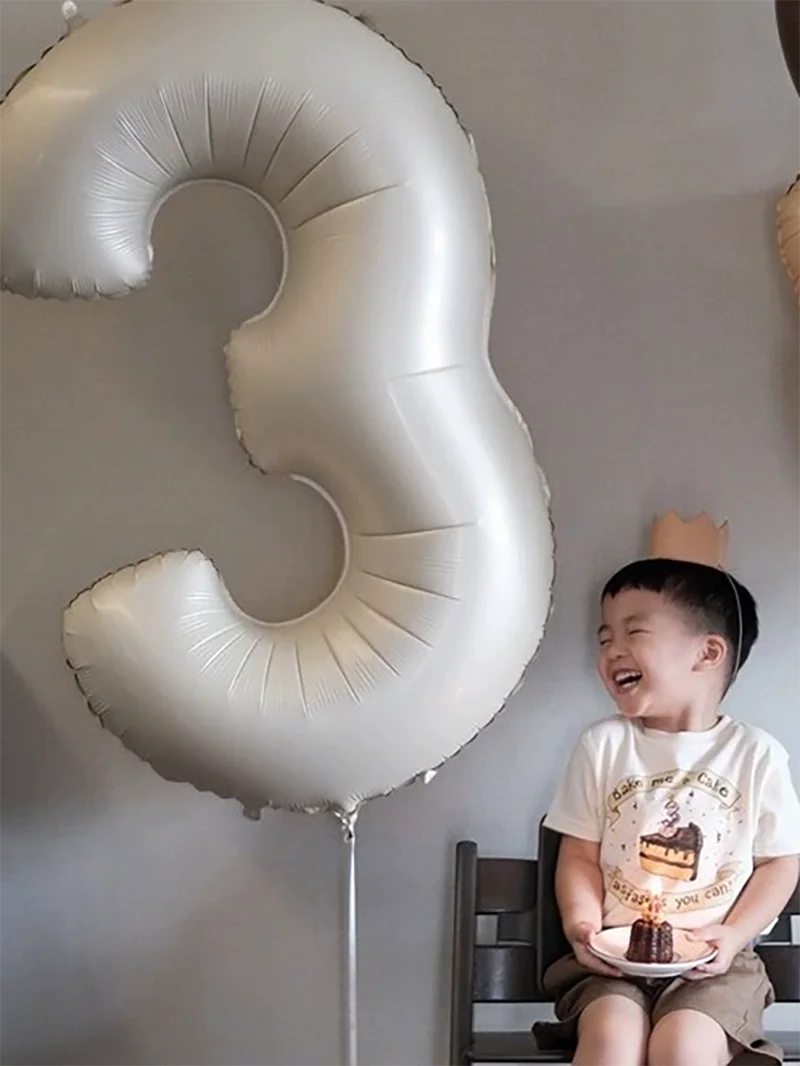 40 Inch Retro Luxe Number Balloons
