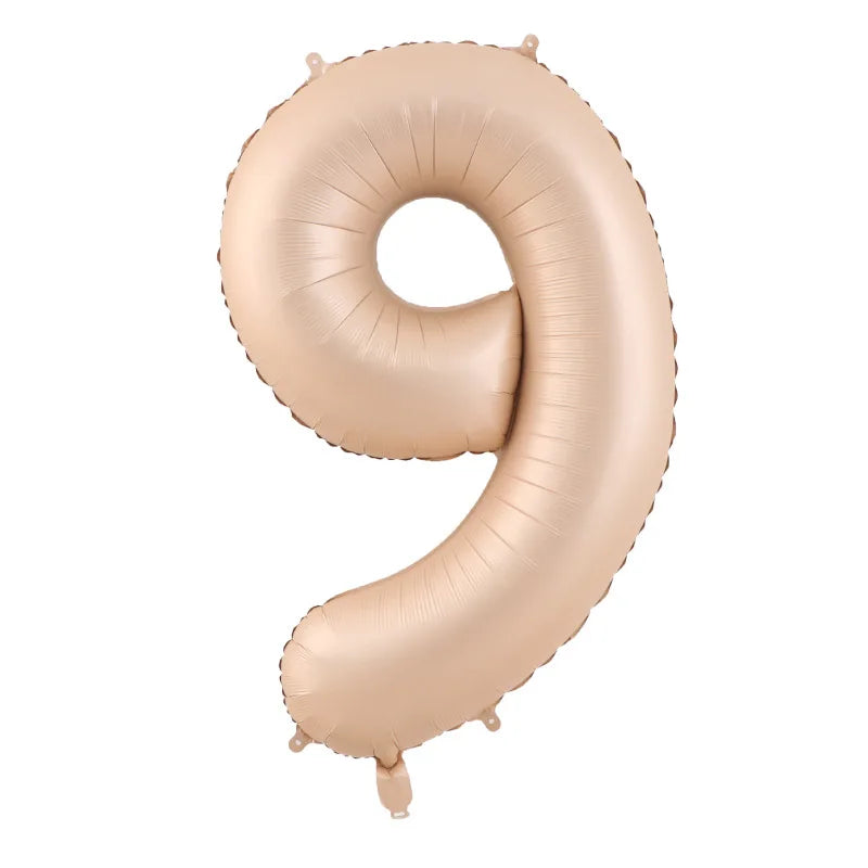 40 Inch Retro Luxe Number Balloons