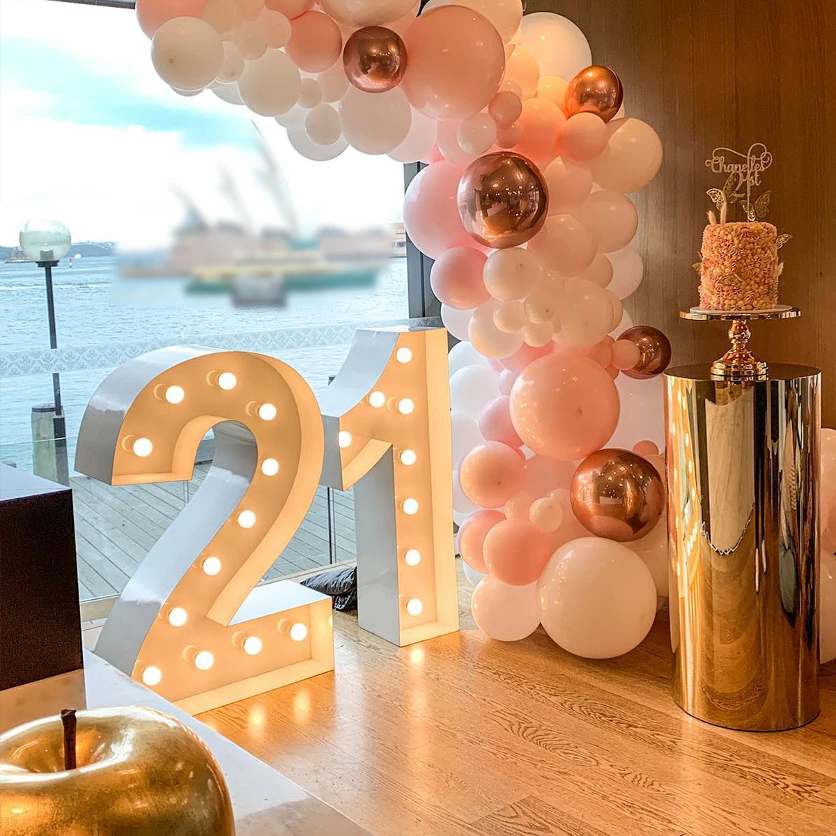 91.5cm Giant LED Light Number – Milestone Celebration Décor