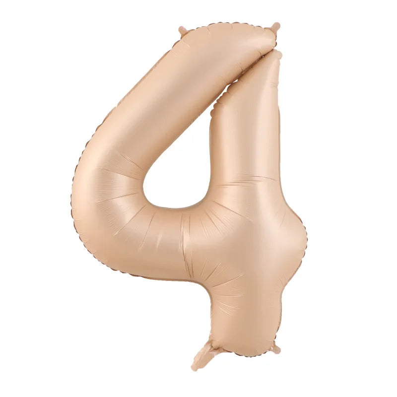 40 Inch Retro Luxe Number Balloons