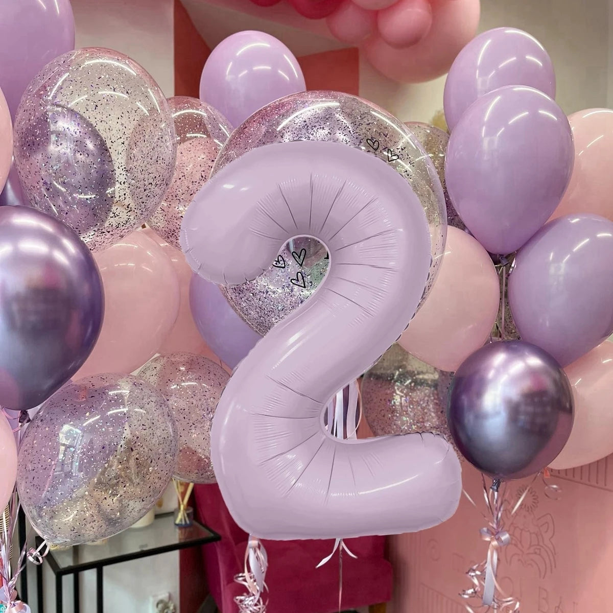 Vintage Purple Series Latex Balloon Set