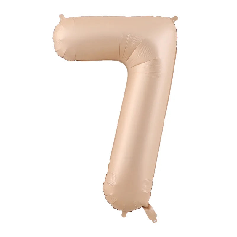 40 Inch Retro Luxe Number Balloons