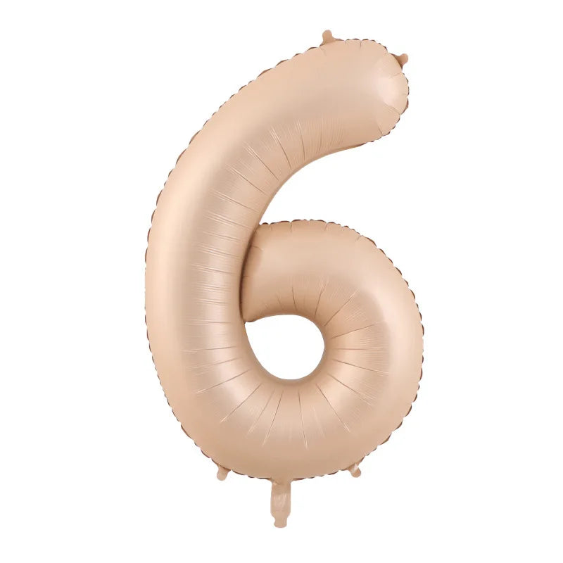 40 Inch Retro Luxe Number Balloons