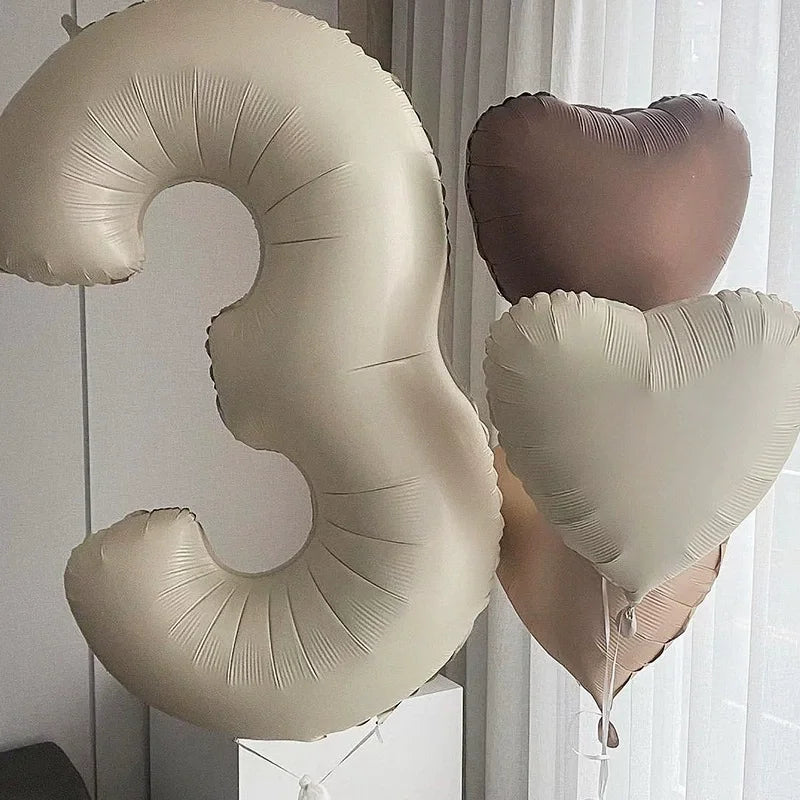 40 Inch Retro Luxe Number Balloons
