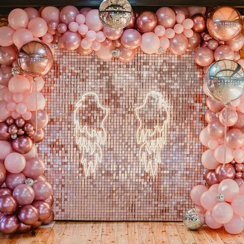 2M Birthday Party Decoration Sequin Backdrop Curtain