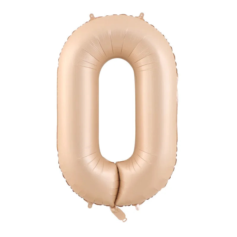 40 Inch Retro Luxe Number Balloons