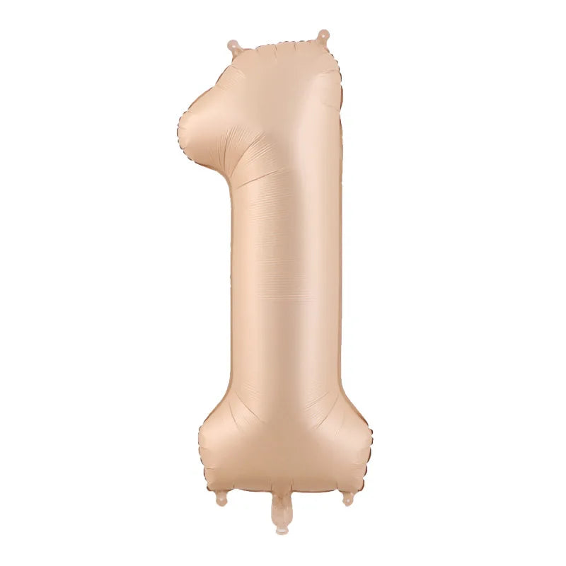 40 Inch Retro Luxe Number Balloons
