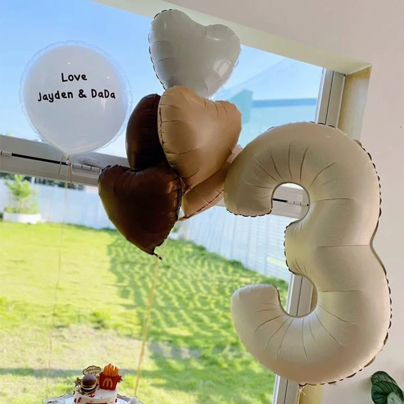 40 Inch Retro Luxe Number Balloons