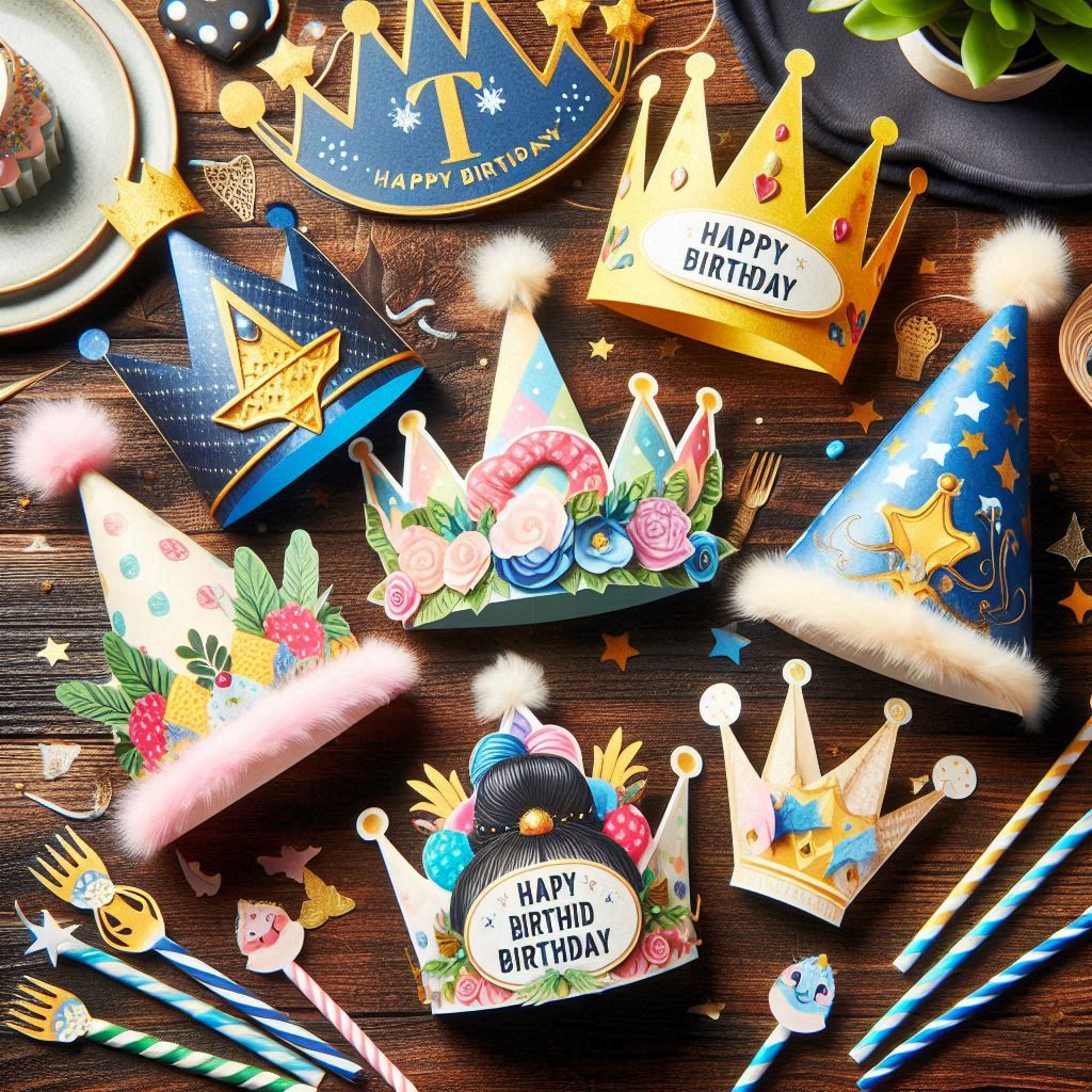 Themed Party Hats & Crowns