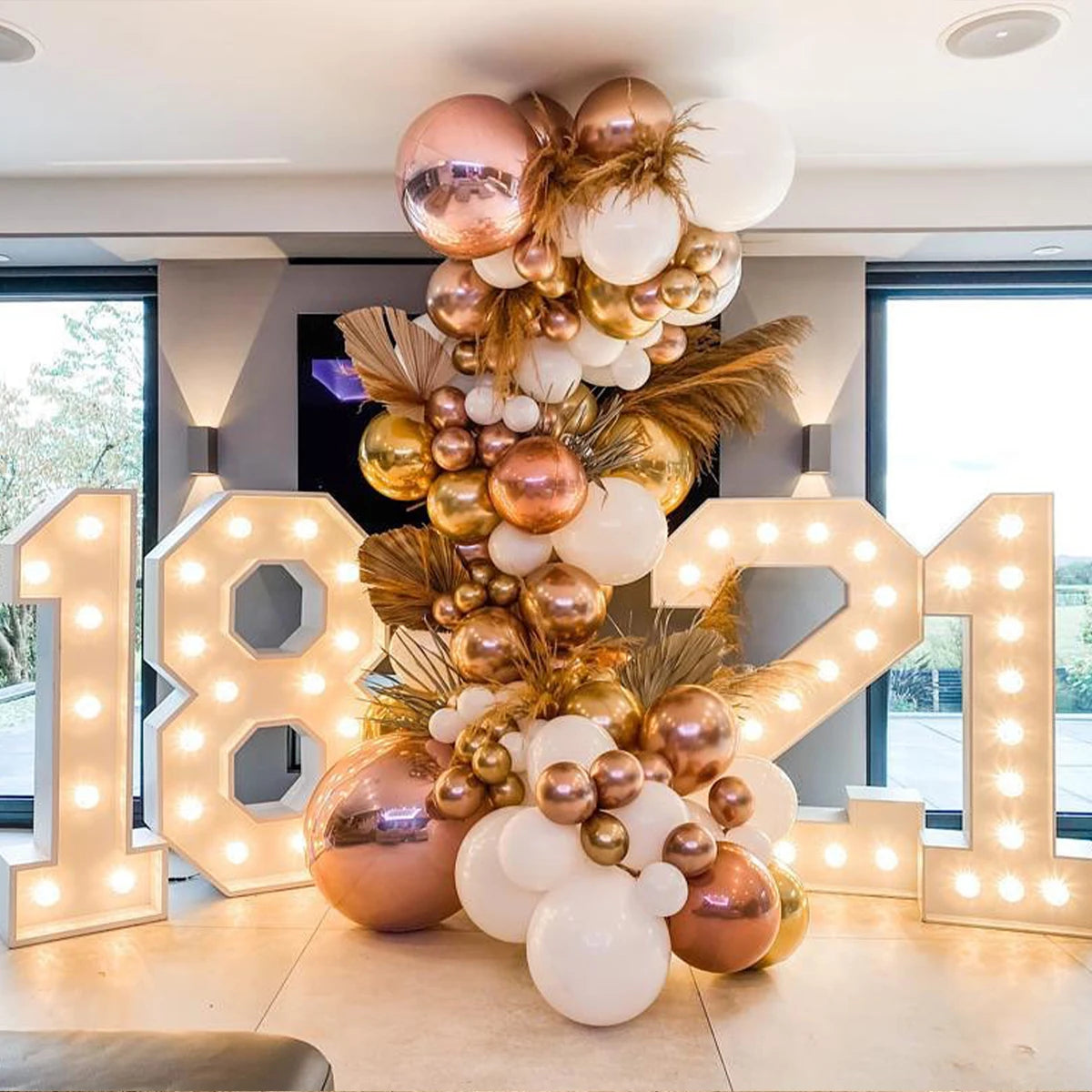 91.5cm Giant LED Light Number – Milestone Celebration Décor