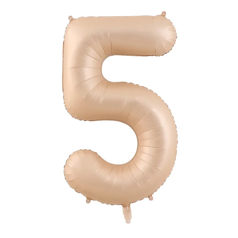 40 Inch Retro Luxe Number Balloons