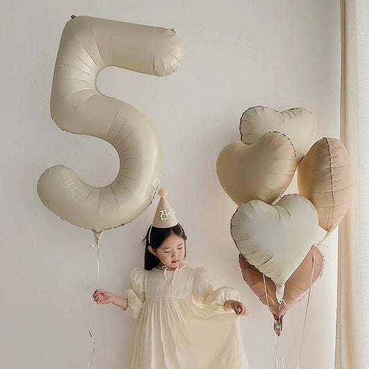 40 Inch Retro Luxe Number Balloons
