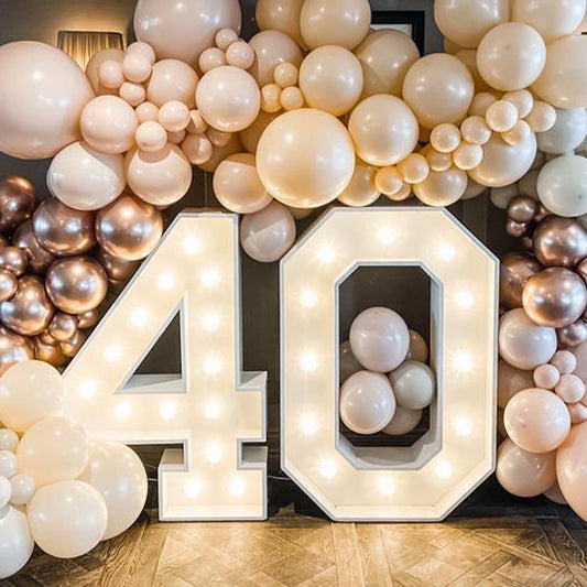 91.5cm Giant LED Light Number – Milestone Celebration Décor