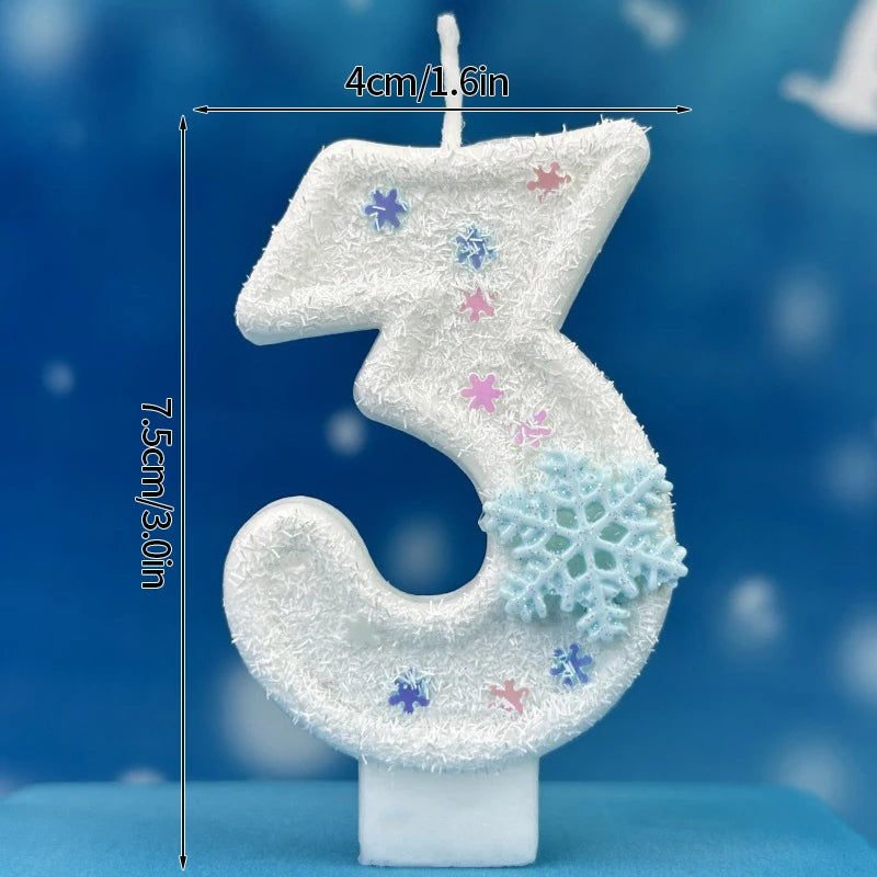 Christmas Birthday Number Candles 0-9 Number