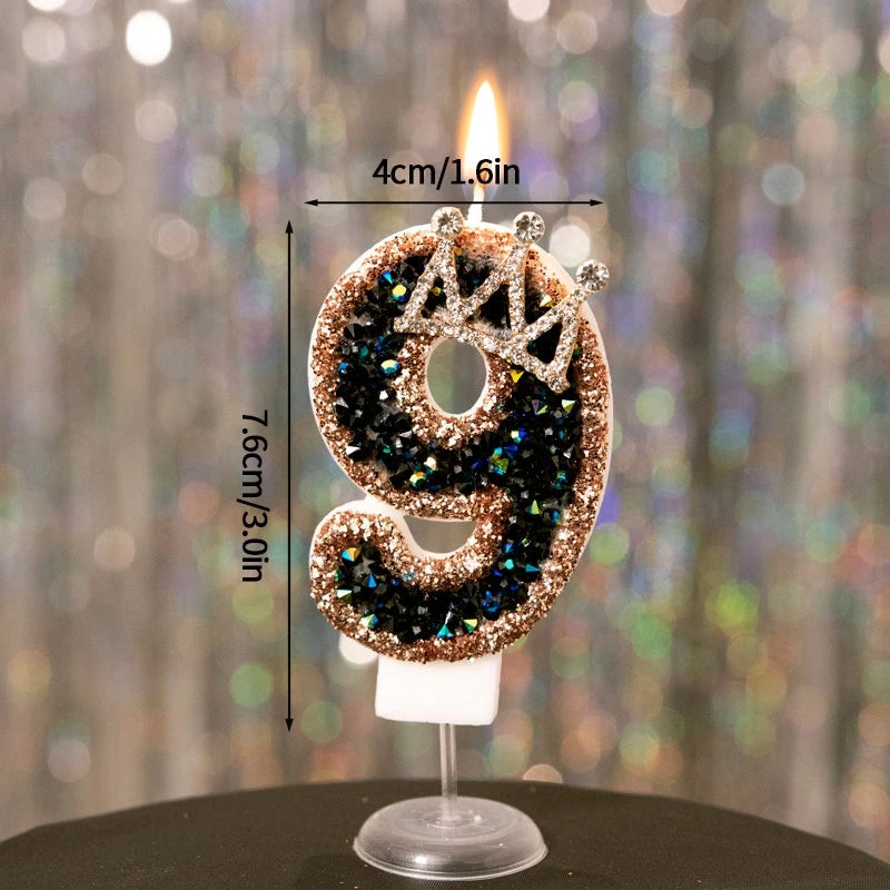 3D Luxury Crown Digital Candle