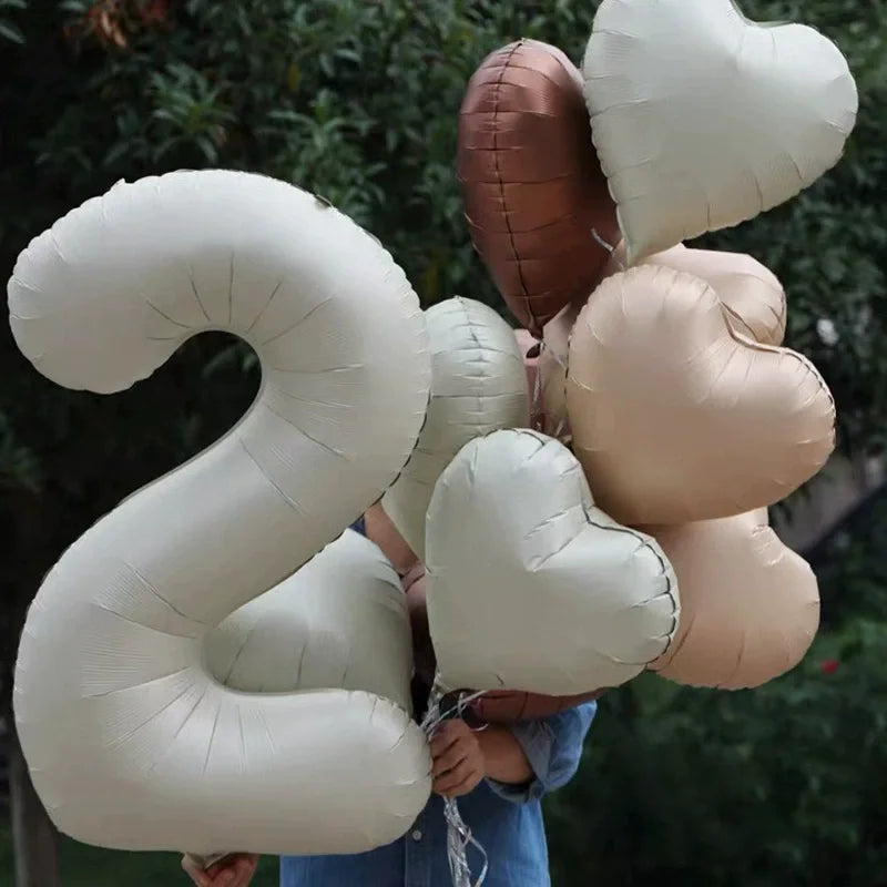40 Inch Retro Luxe Number Balloons