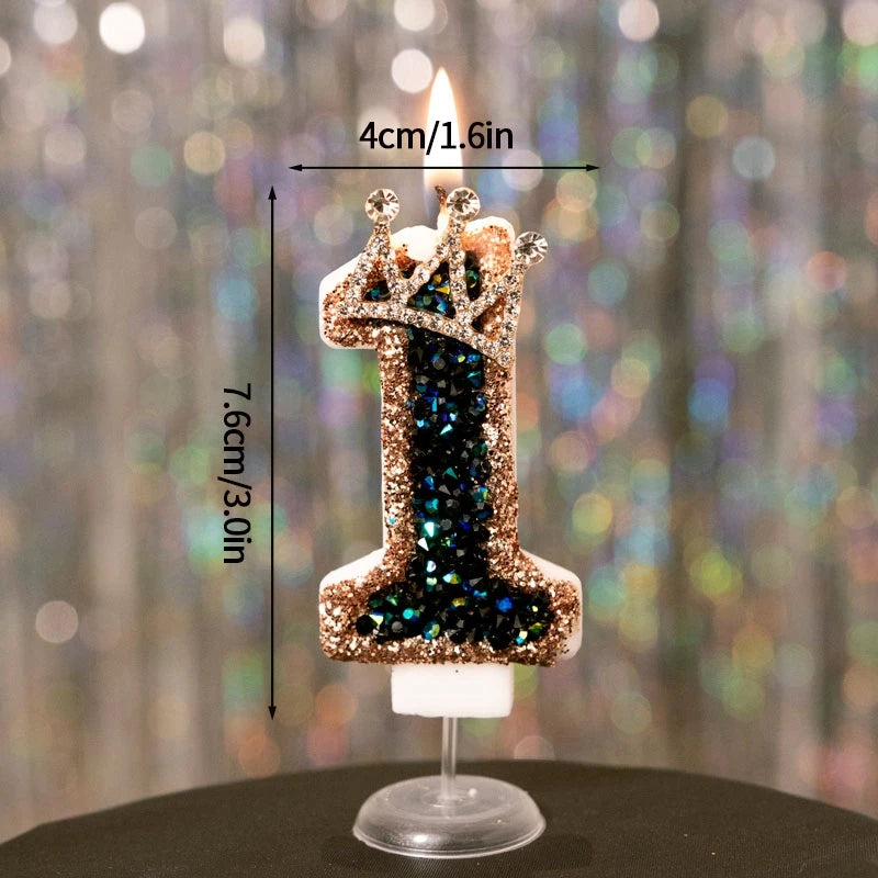 3D Luxury Crown Digital Candle