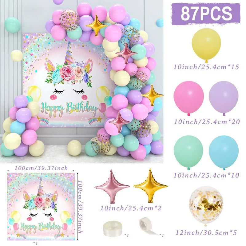 Pink Balloon Garland Arch Kit Birthday Party Decoration