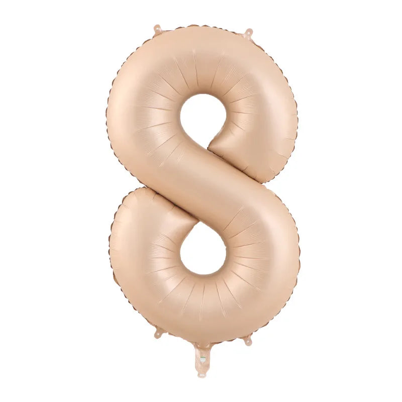 40 Inch Retro Luxe Number Balloons