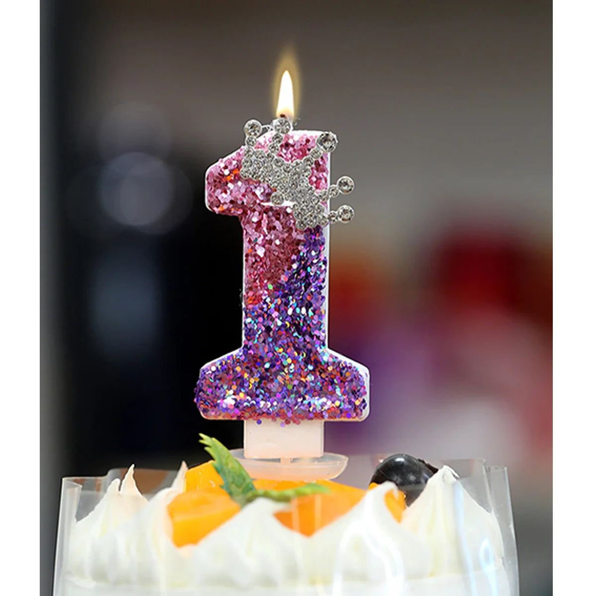 Birthday Number Purple Candles