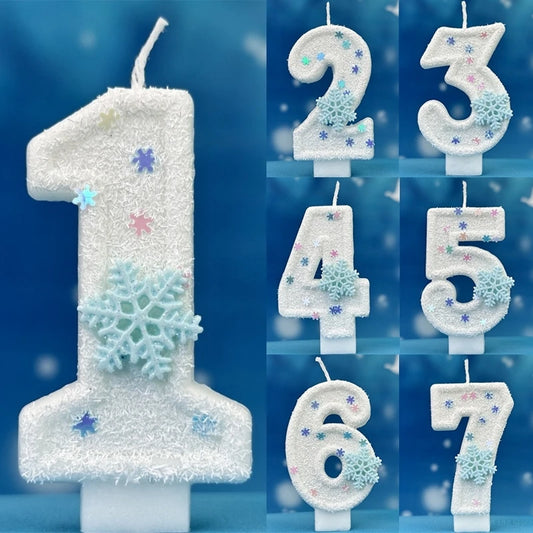 Christmas Birthday Number Candles 0-9 Number