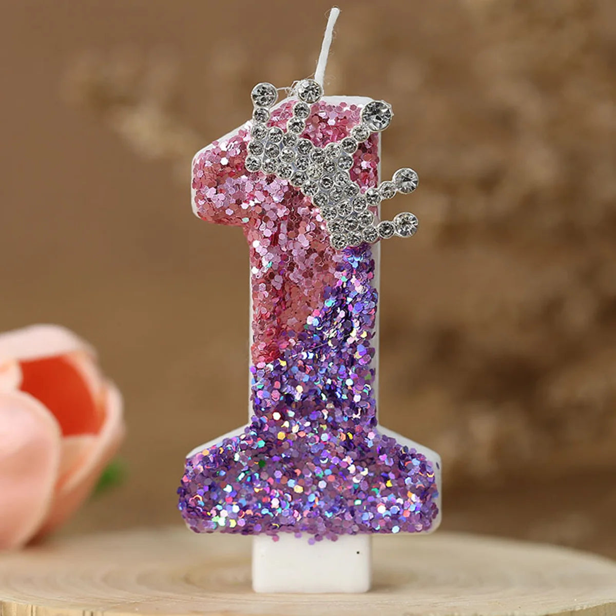Birthday Number Purple Candles