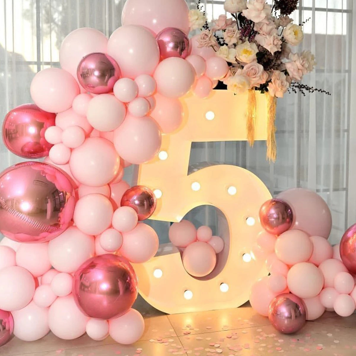 91.5cm Giant LED Light Number – Milestone Celebration Décor