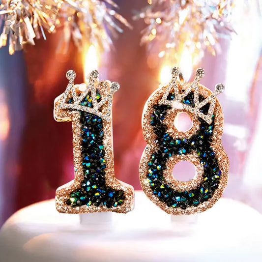 3D Luxury Crown Digital Candle