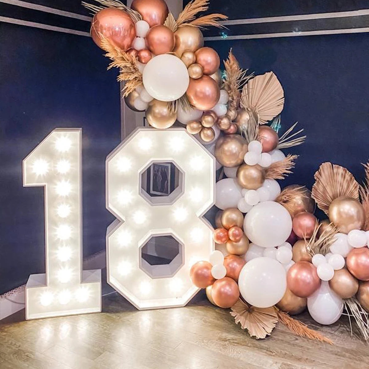 91.5cm Giant LED Light Number – Milestone Celebration Décor