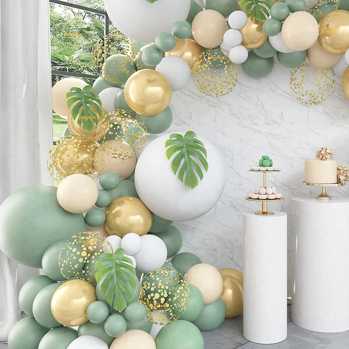 Jungle Safari Party Garland Arch Balloon Kit