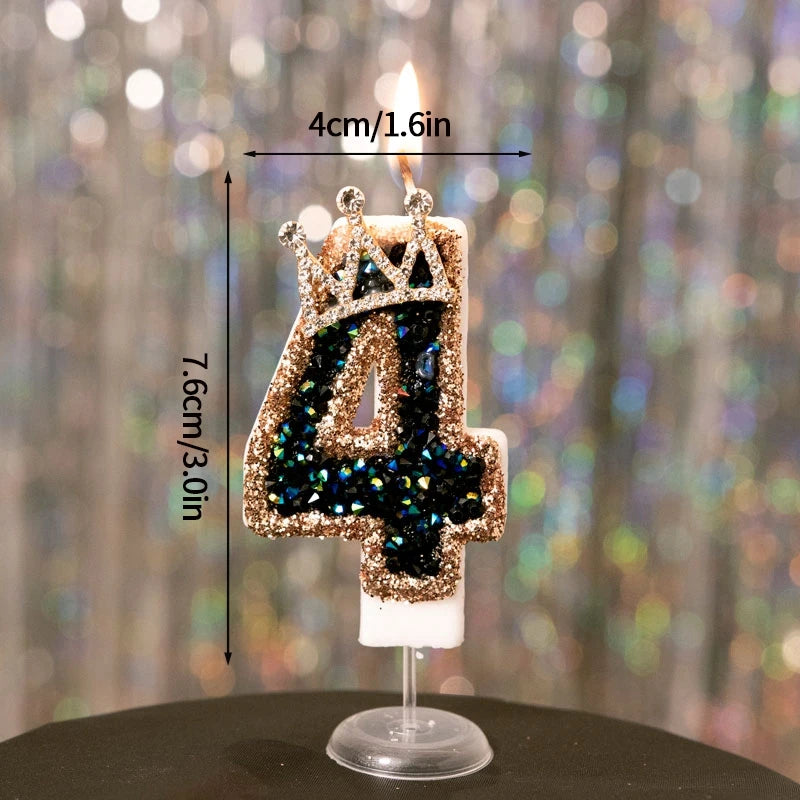 3D Luxury Crown Digital Candle