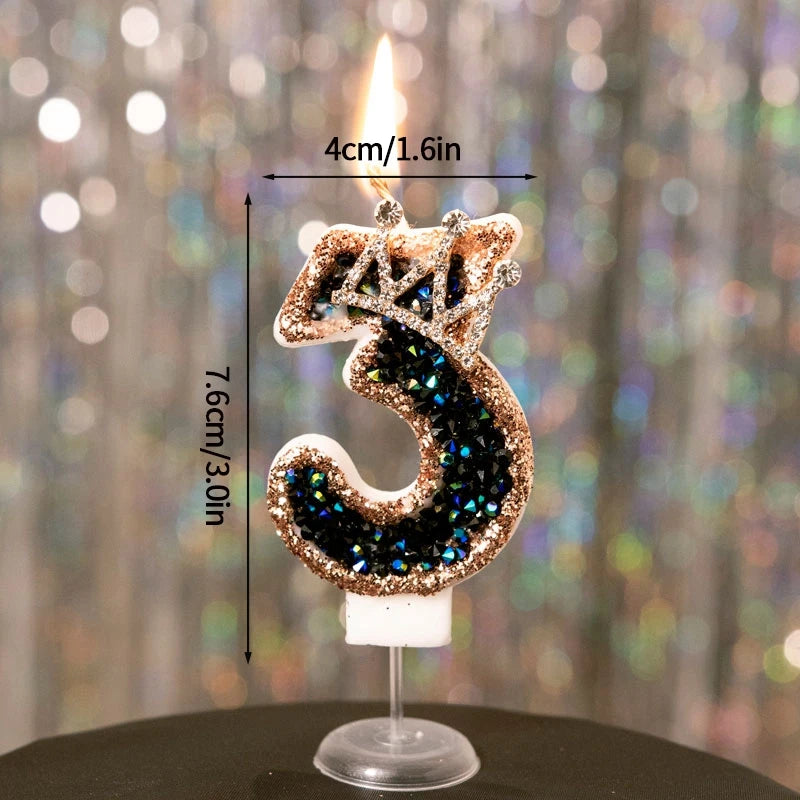 3D Luxury Crown Digital Candle