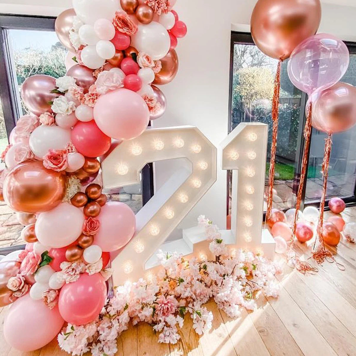 91.5cm Giant LED Light Number – Milestone Celebration Décor