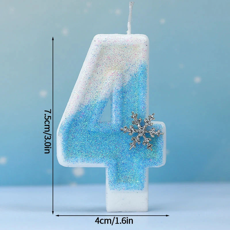 Christmas Birthday Number Candles 0-9 Number