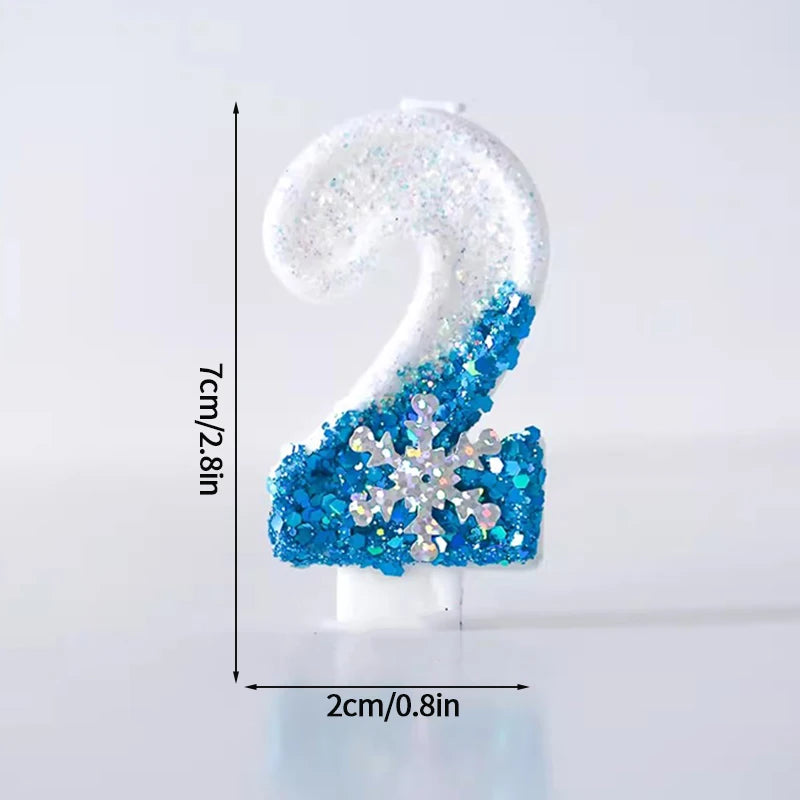 Christmas Birthday Number Candles 0-9 Number