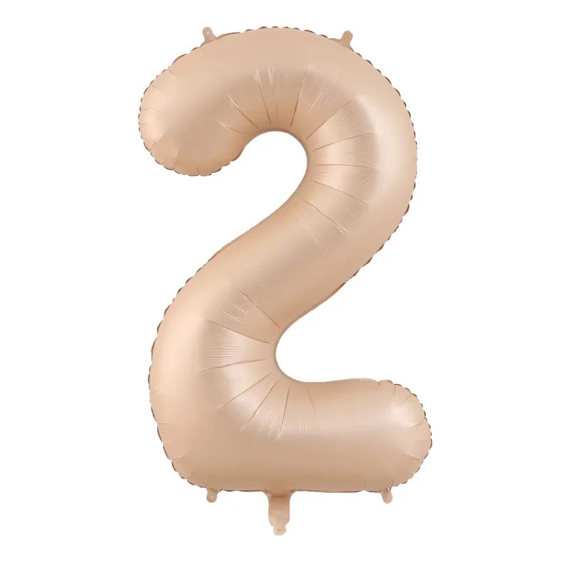 40 Inch Retro Luxe Number Balloons