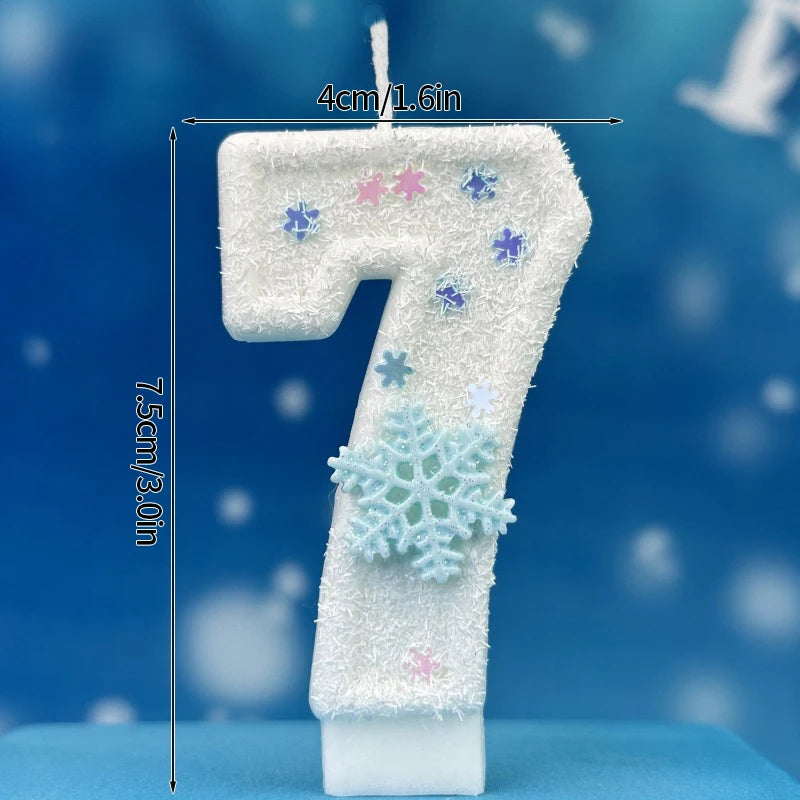 Christmas Birthday Number Candles 0-9 Number